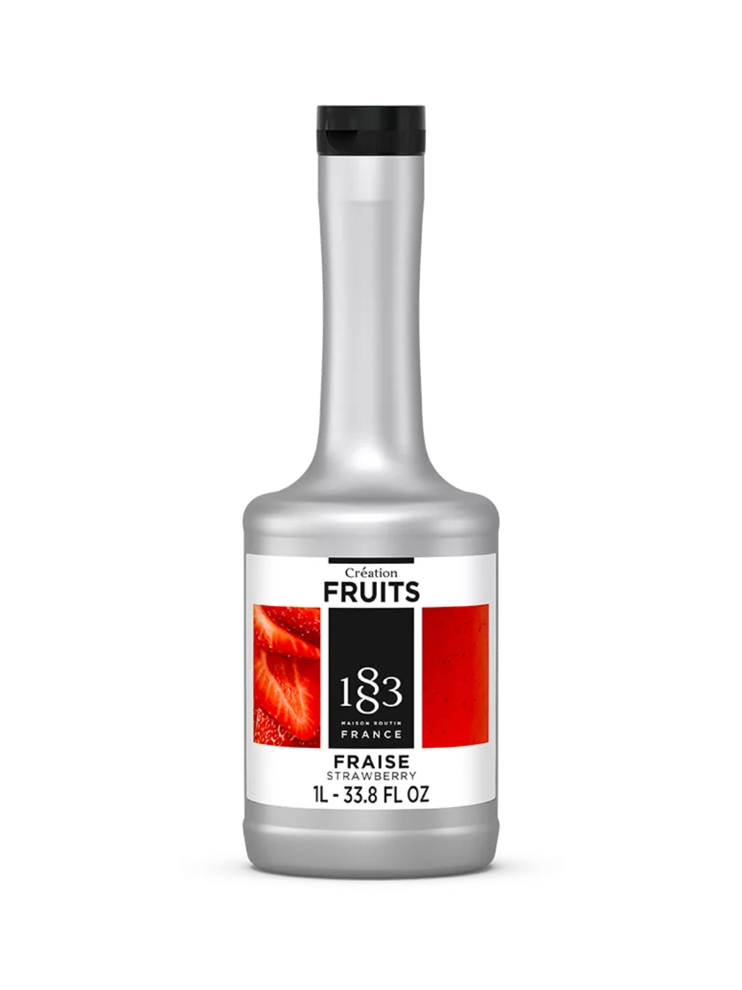 Photo of 1883 Strawberry Puree (1000ml/33.8oz) ( Single Bottle ) [ 1883 ] [ Puree ]