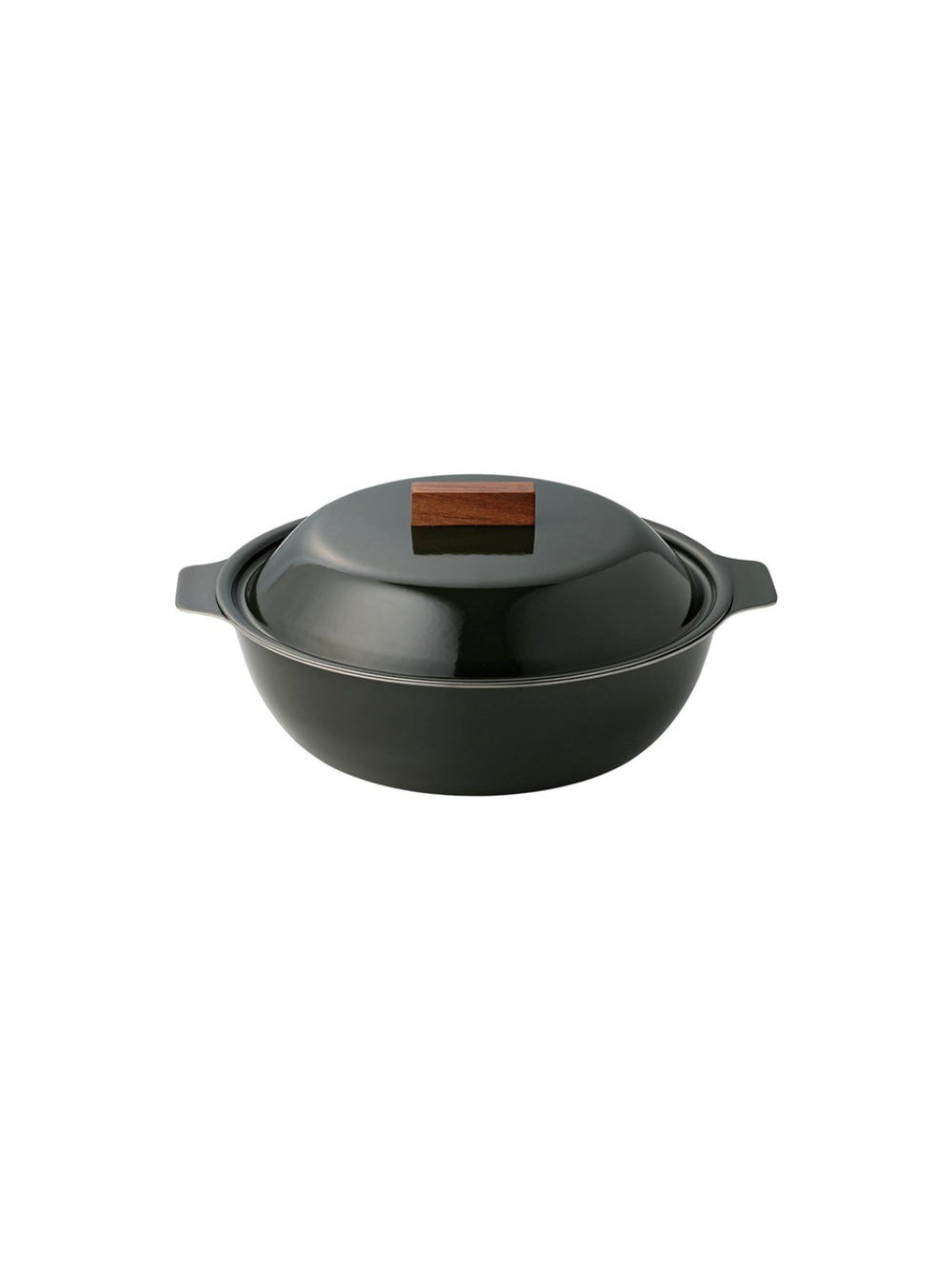 Photo of KINTO KAKOMI IH Enamel Pot (1000ml/34oz) ( Charcoal ) [ KINTO ] [ Kitchen ]