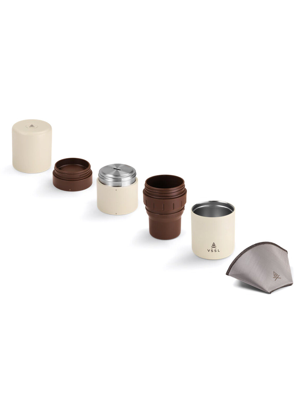 VSSL Nest Pourover Coffee Kit (Cream) (Minor Aesthetic Defect)