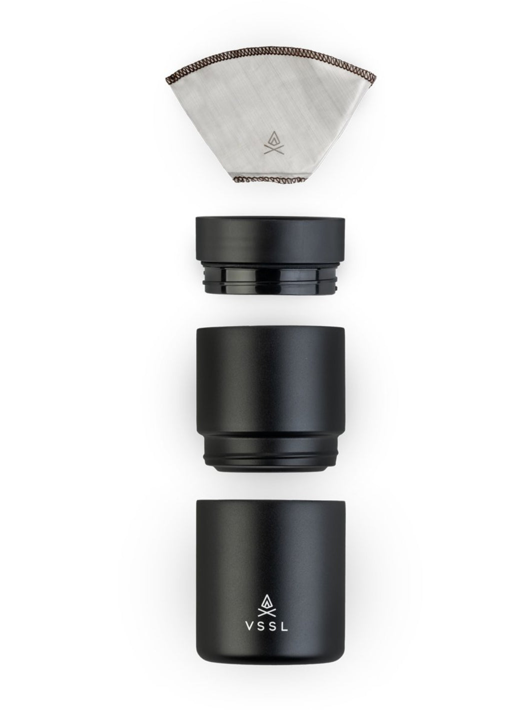 VSSL Nest Pourover Set (Black) (Damaged Box)