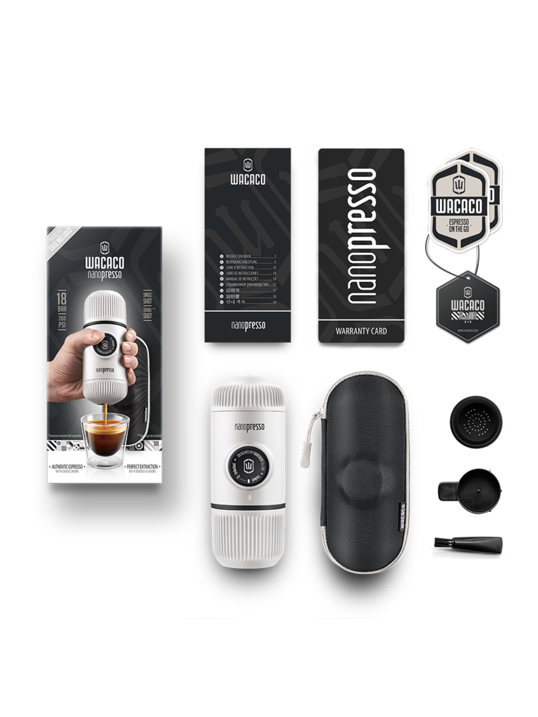 WACACO Nanopresso + Protective Case / Espresso Machines | Eight