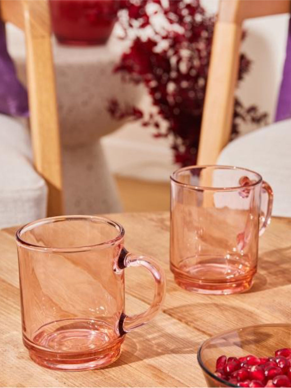 Photo of DURALEX Versailles Glass Mug (260ml/8.8oz) (6-Pack) (Rose) (Damaged Box) ( ) [ Yard Sale ] [ Yard Sale ]