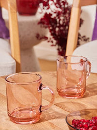 Photo of DURALEX Versailles Glass Mug (260ml/8.8oz) (6-Pack) (Rose) (Damaged Box) ( ) [ Yard Sale ] [ Yard Sale ]