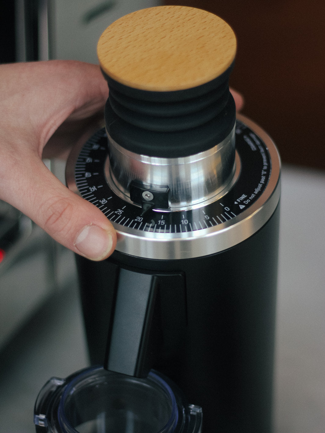 DF GRINDERS DF54 All-Purpose Coffee Grinder (120V) (Black) (Minor Aesthetic Defect)