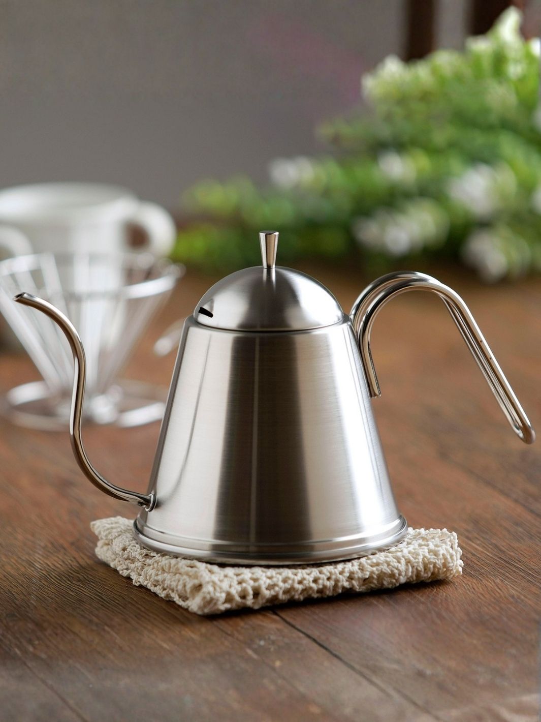 KOGU 2-Piece Coffee Set (Itteki SS Kettle + Pourover Dripper