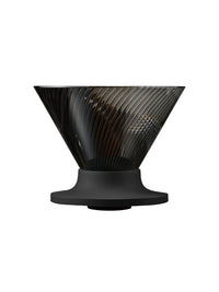 Photo of HARIO V60-02 NEO Dripper (Tritan) (Black) ( Default Title ) [ HARIO ] [ Pourover Brewers ]