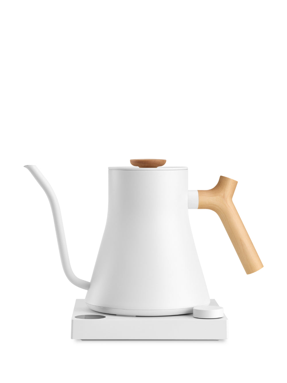 Photo of FELLOW Stagg EKG Pro Electric Pour Over Kettle (120V) ( Matte White and Maple Pro ) [ Fellow ] [ Kettles ]