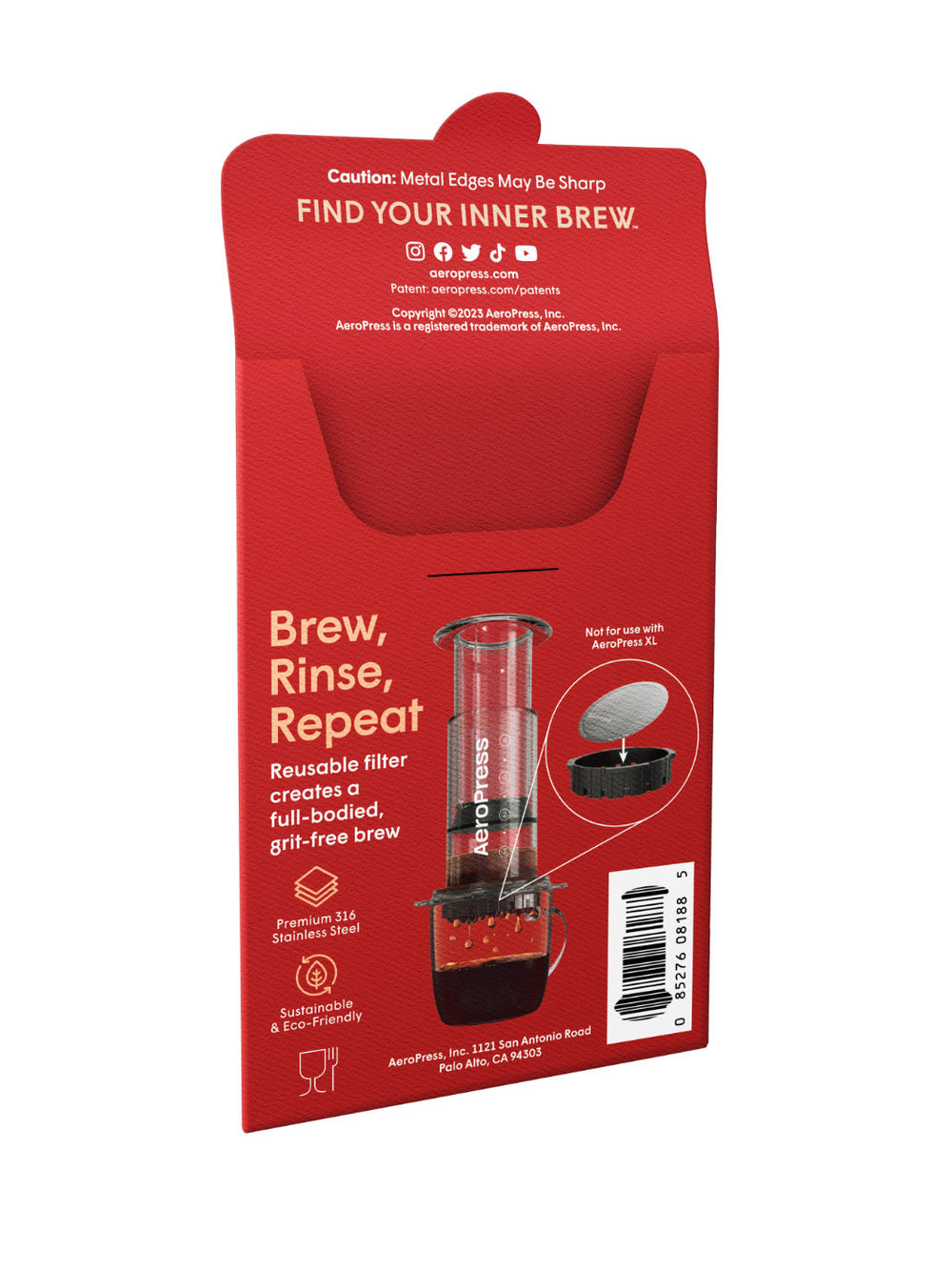 Photo of AeroPress Stainless Steel Reusable Filter ( ) [ AeroPress ] [ Metal Filters ]