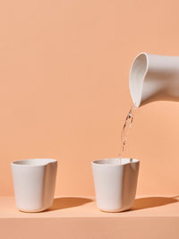 Photo of COOKPLAY Jelly Cup (190ml/6.42oz) (Glazed White) ( ) [ Cookplay ] [ Water Glasses ]