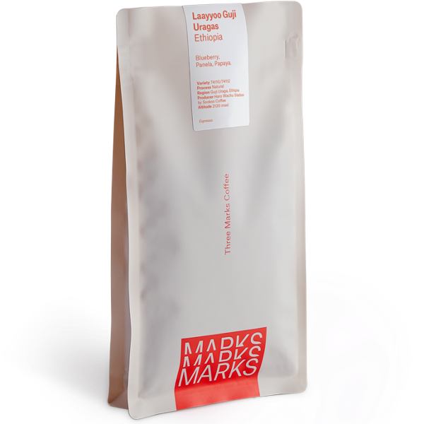 Photo of Three Marks - Laayyoo Guji Uraga ( Default Title ) [ Three Marks Coffee ] [ Coffee ]