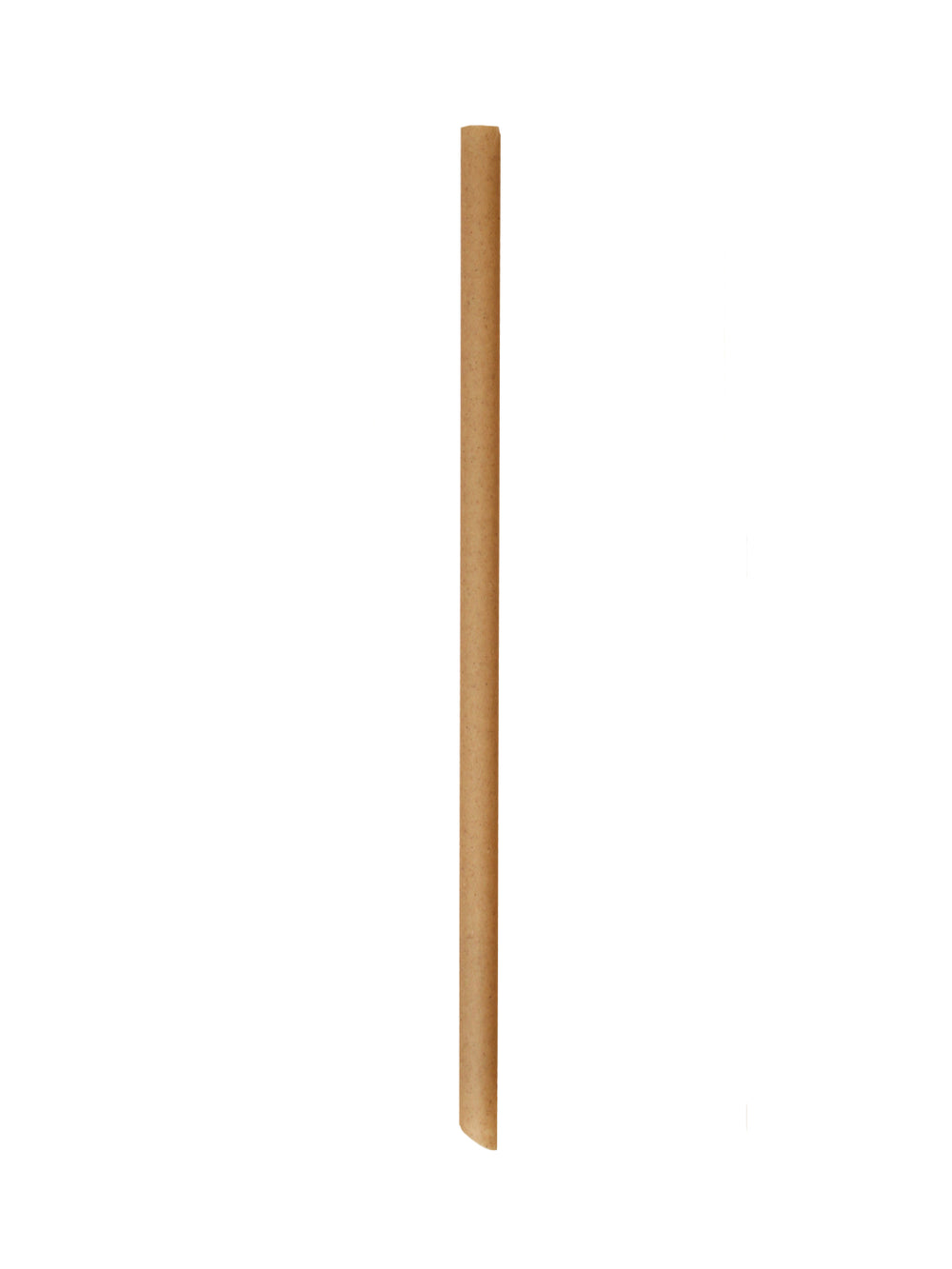 LITTLE GREEN PANDA Paper-Wrapped Home Compostable Straw (⌀8x210mm/⌀0.3x8.3in) (Angled Cut) (180-Pack)