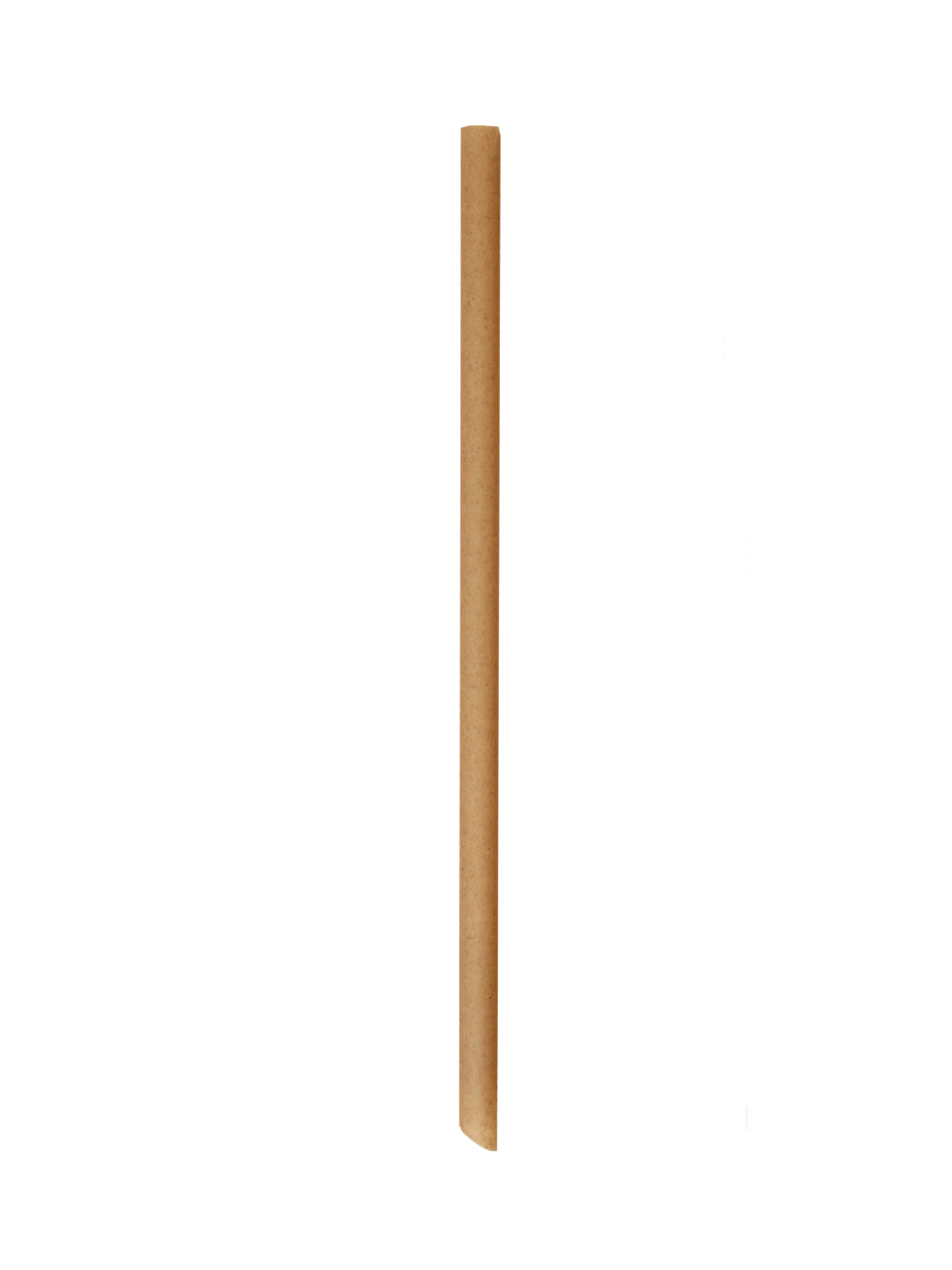 LITTLE GREEN PANDA Paper-Wrapped Home Compostable Straw (⌀8x210mm/⌀0.3x8.3in) (Angled Cut) (180-Pack)