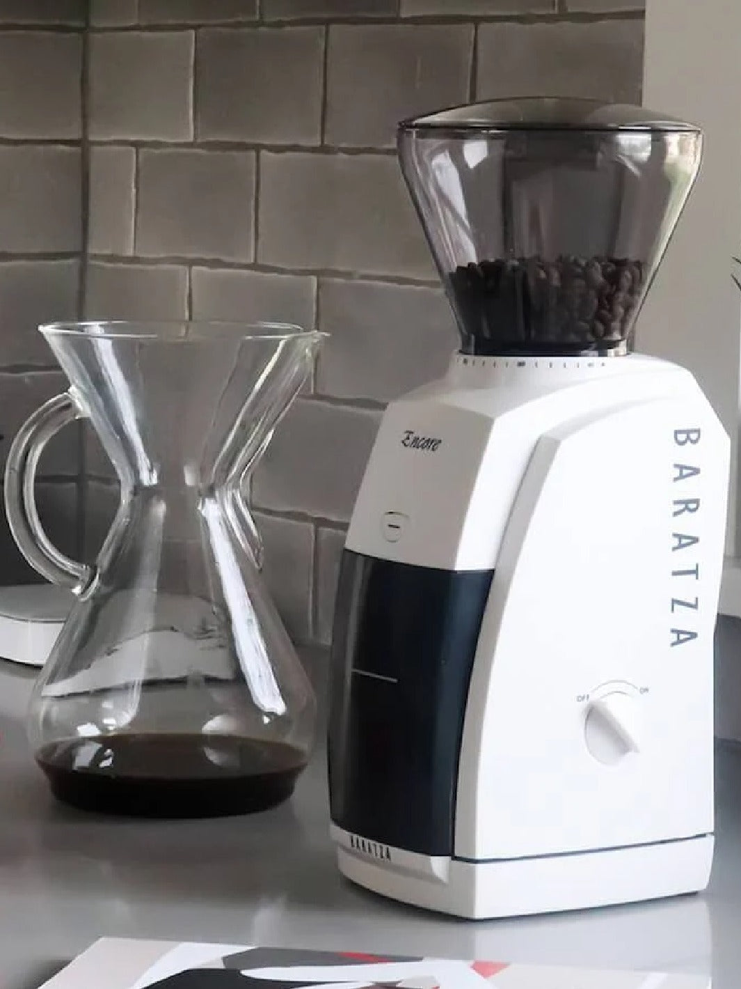 BARATZA Encore Coffee Grinder (120V) (White) (Open Box)
