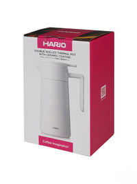Photo of HARIO Double-Walled Thermal Pot (w/ Ceramic Coating) (600ml/20oz) ( ) [ HARIO ] [ Decanters ]