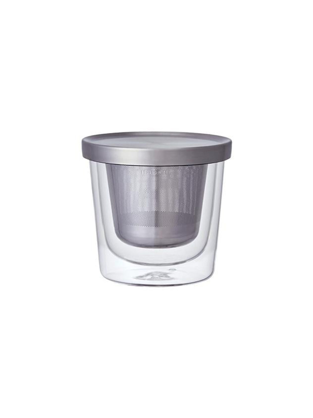 Photo of KINTO LEAVES TO TEA Cup with Strainer (260ml/8.8oz) ( Clear ) [ KINTO ] [ Tea Glasses ]