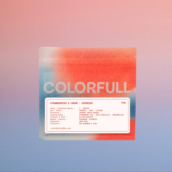Colorfull - Strawberries & Cream Espresso (1kg)