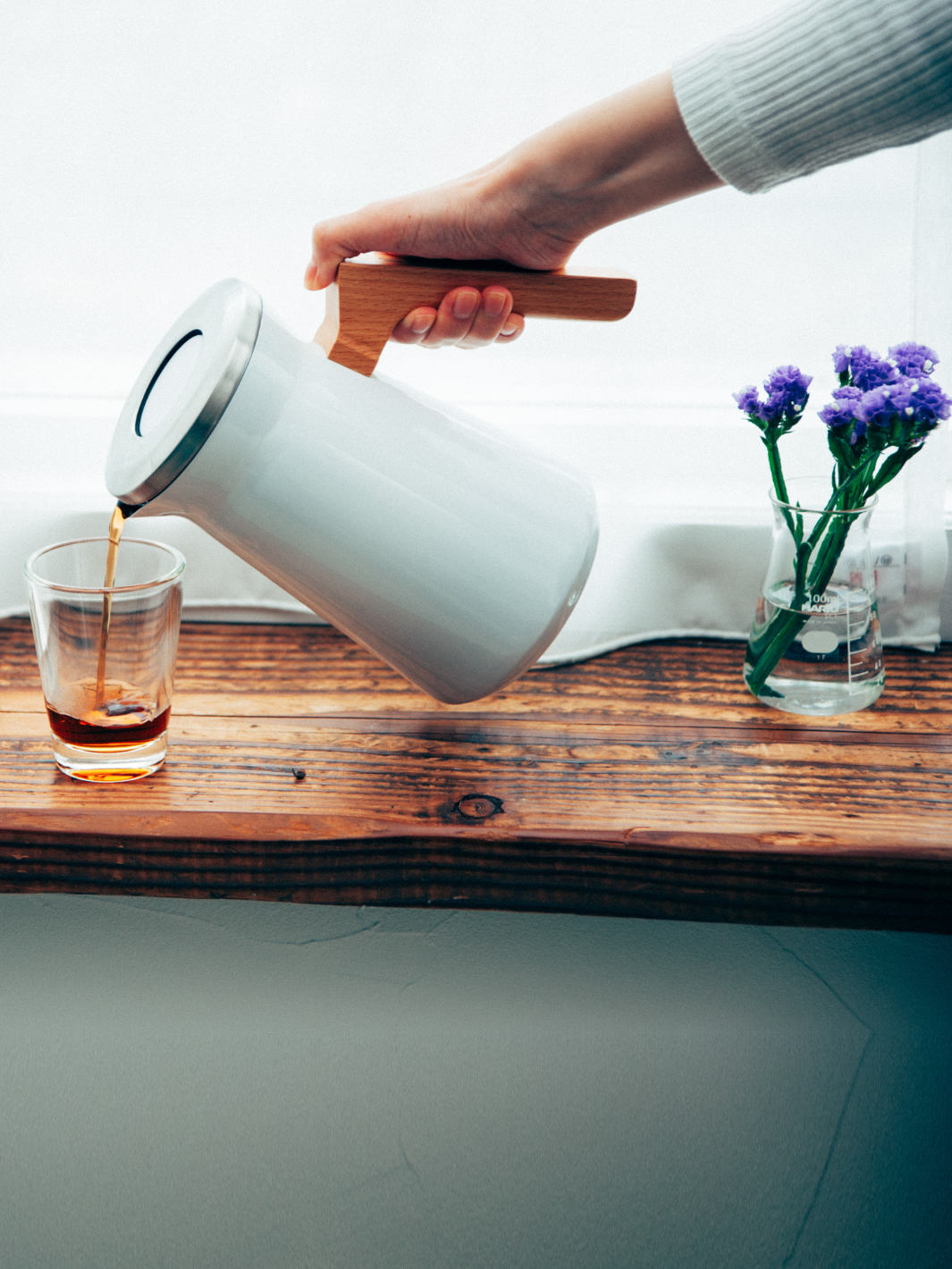 HARIO SIMPLY Stainless Thermal Pot (Lightly Used)