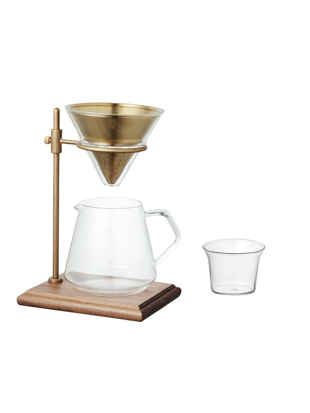Photo of KINTO SCS-S02 Brewer Stand Set (4-Cup) (600ml/20oz) ( Gold ) [ KINTO ] [ Coffee Kits ]