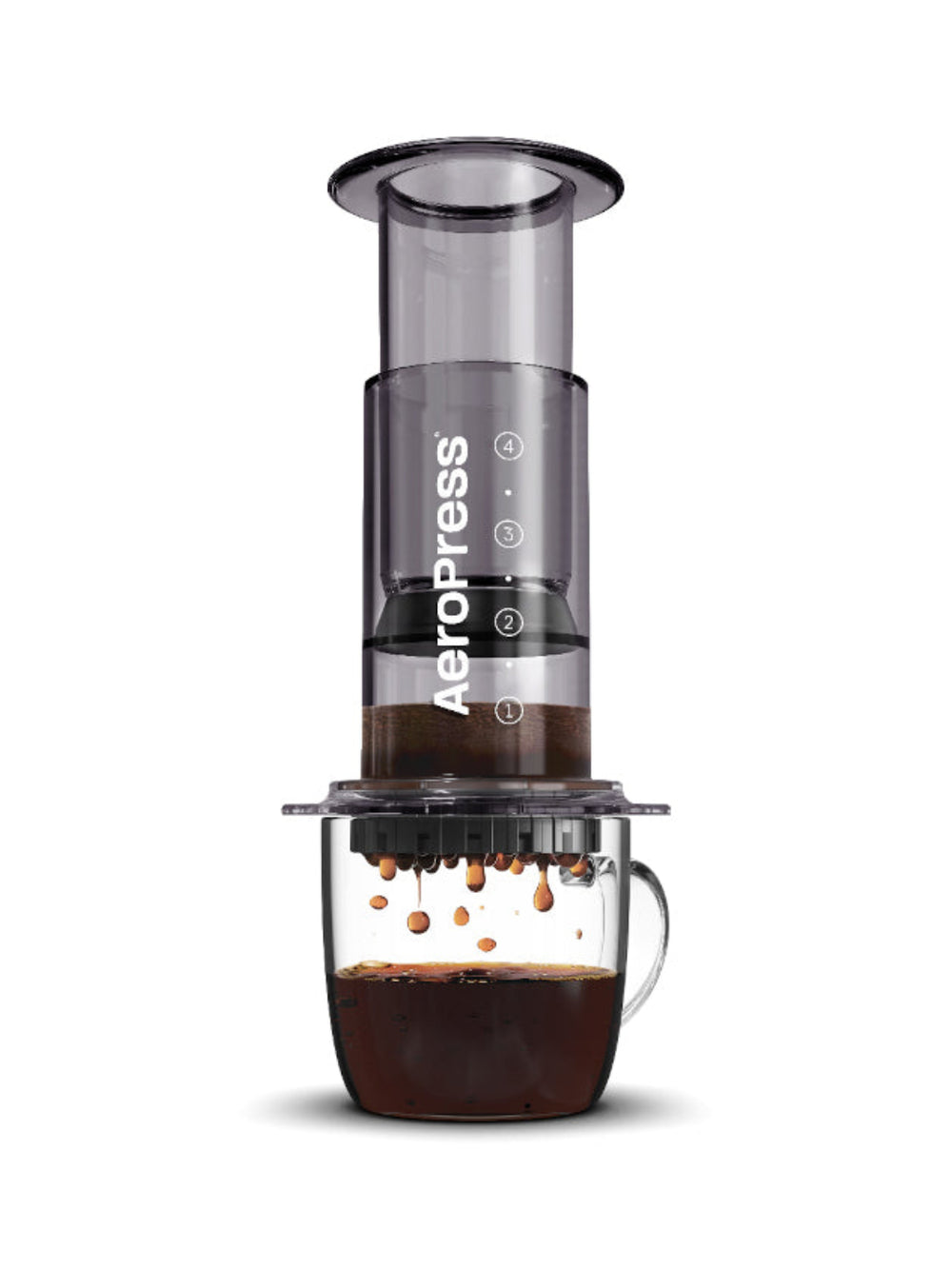 Photo of AeroPress Clear Coffee Maker ( Black 1 Unit ) [ AeroPress ] [ Press Brewers ]