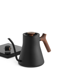 Photo of FELLOW Stagg EKG Pro Studio Electric Pour Over Kettle (120V) (Matte Black and Walnut) (Lightly Used) ( ) [ Yard Sale ] [ Yard Sale ]