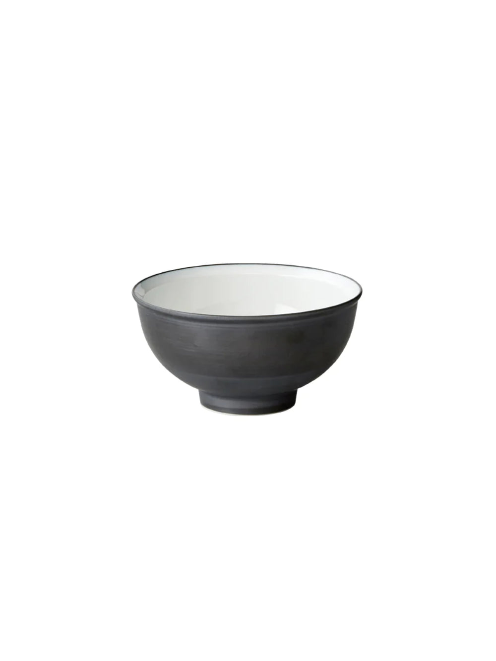 Photo of KINTO RIM Rice Bowl (⌀120mm/4.5in) ( Black ) [ KINTO ] [ Bowls ]