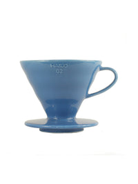 Photo of HARIO V60-02 Dripper (Ceramic) ( Light Blue ) [ HARIO ] [ Pourover Brewers ]