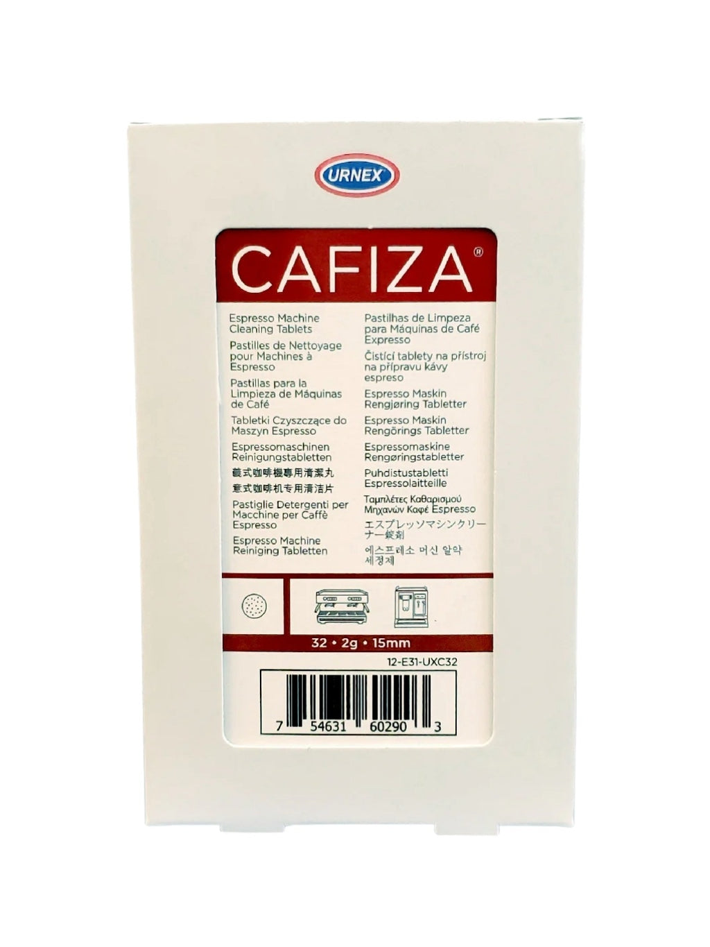 URNEX Cafiza Espresso Machine Cleaning Tablets Cleaners Eight