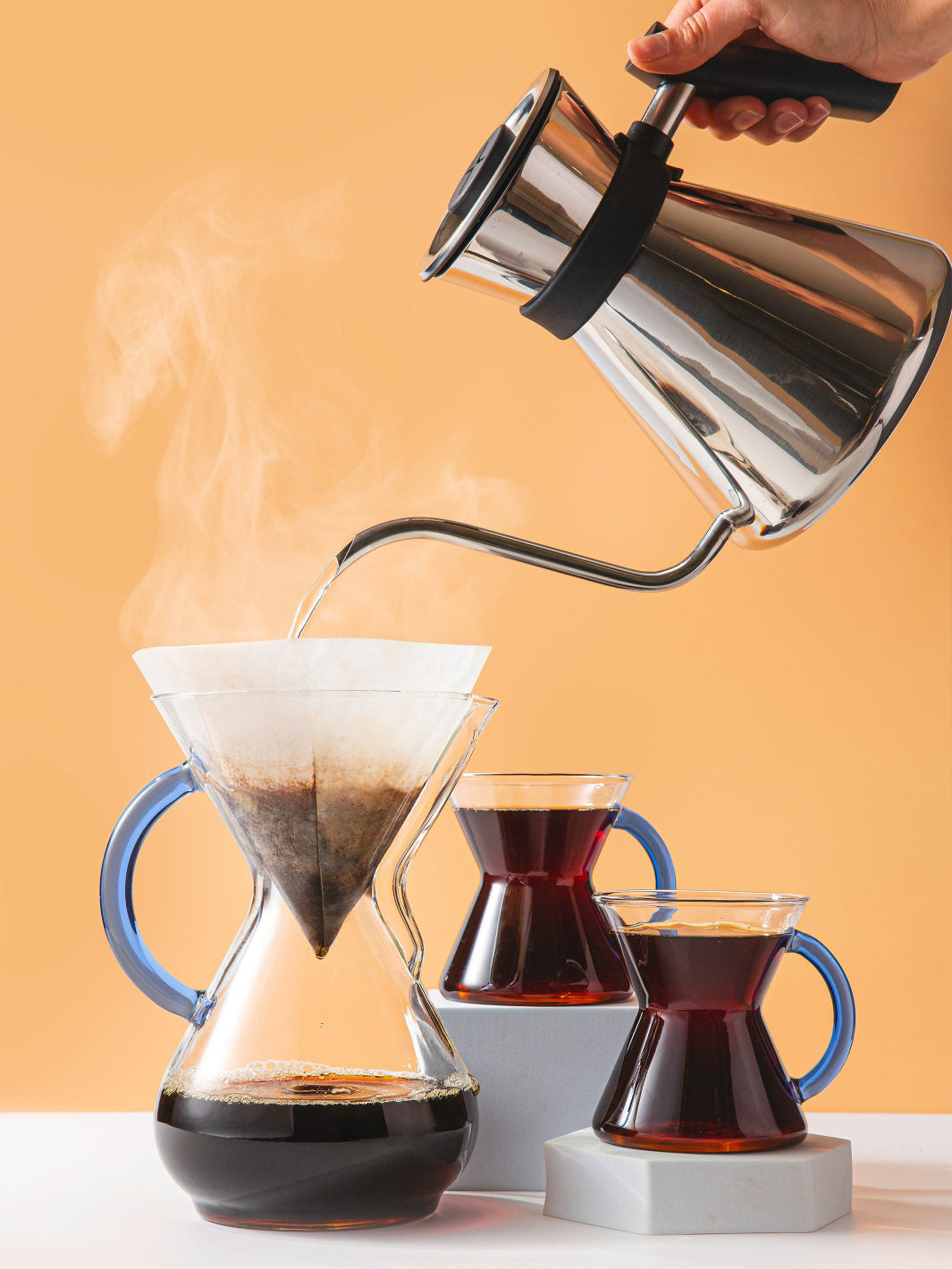 CHEMEX® Six Cup Glass Handle