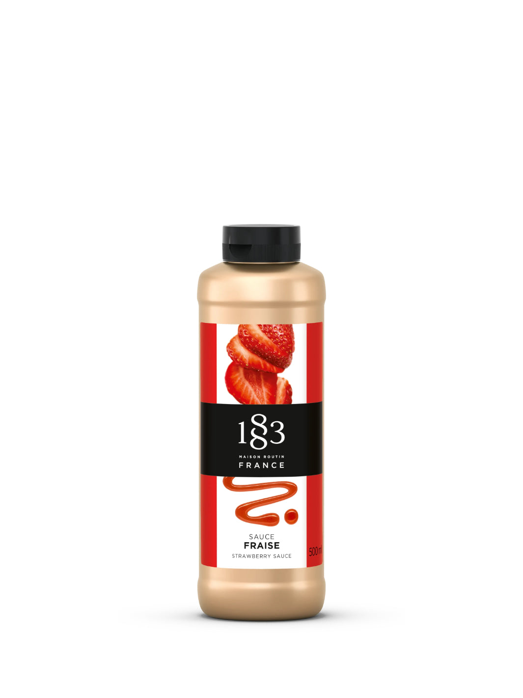 1883 Strawberry Sauce Squeeze Bottle (500ml/16.9oz)