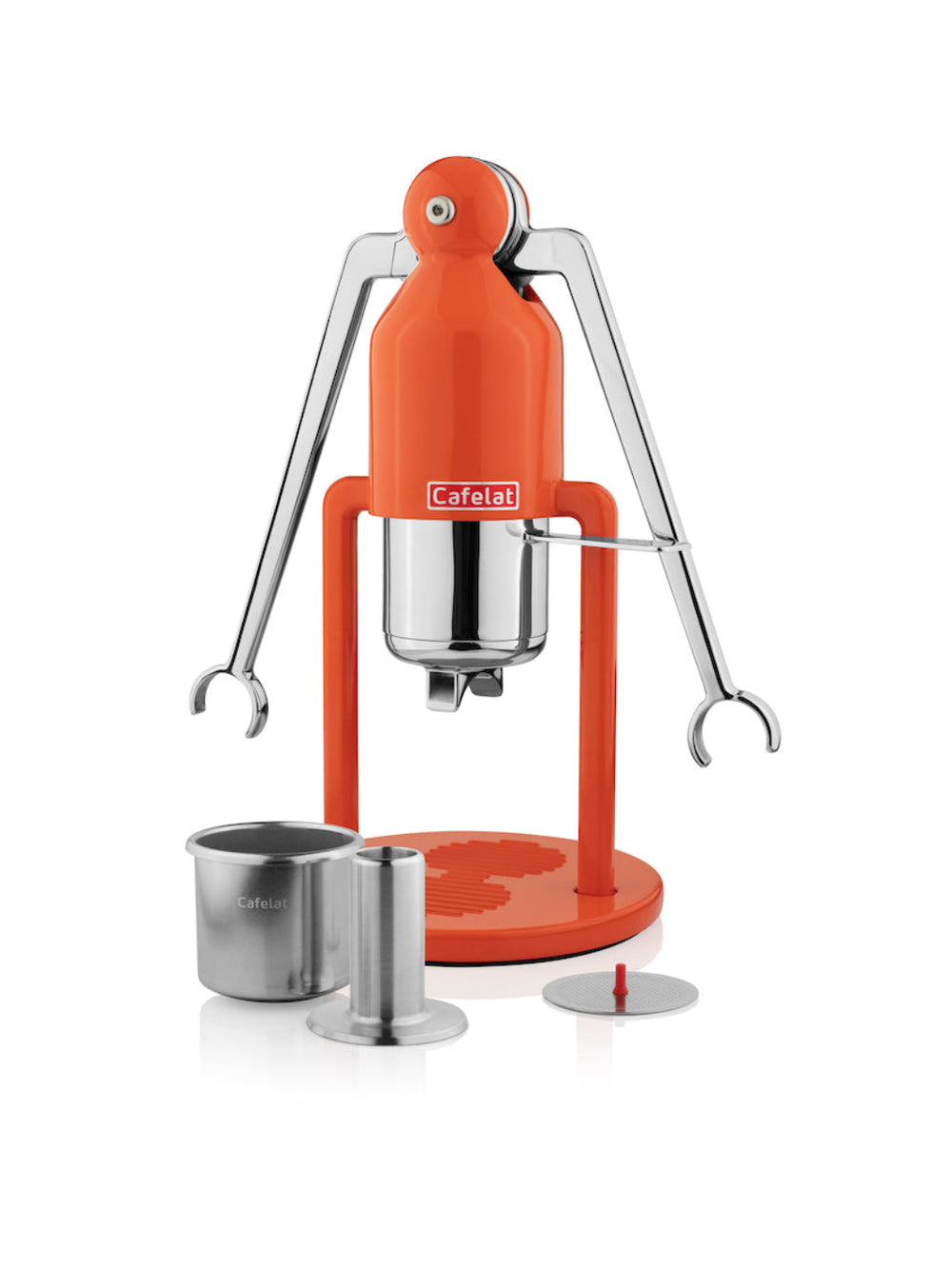 Photo of CAFELAT Robot Espresso Maker (Orange) (Damaged Box) ( Default Title ) [ Yard Sale ] [ Yard Sale ]