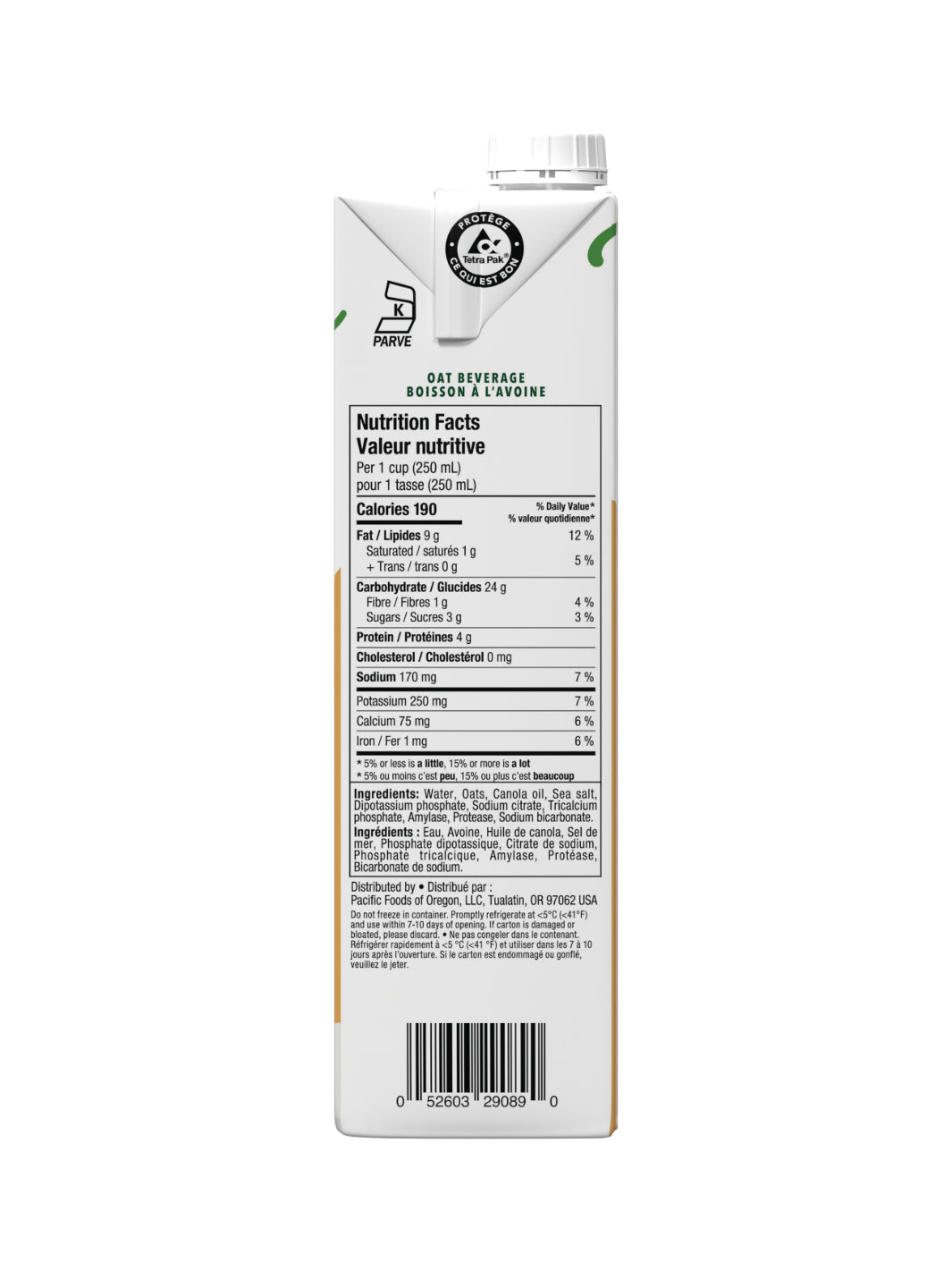 PACIFIC Barista Series™ Oat Beverage (Original)