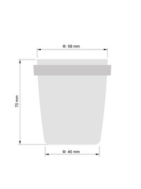 Photo of ACAIA 58mm Portafilter Dosing Cup & Storage Lid (Small) (White) (Lightly Used) ( ) [ Yard Sale ] [ Yard Sale ]