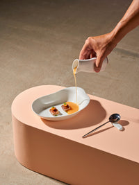 Photo of COOKPLAY Jelly Deep Plate (21x15.5cm/8.3x6.1in) (Glazed White) ( ) [ Cookplay ] [ Bowls ]