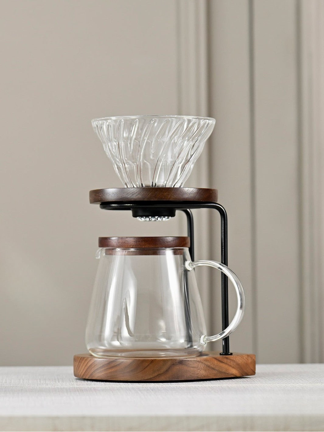 HARIO Drip Stand (Walnut) / Brewing Accessories | Eight Ounce Coffee