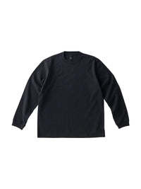 Photo of KINTO FUTO Cut and Sew Long Sleeve TCO_M ( Black ) [ KINTO ] [ Apparel ]