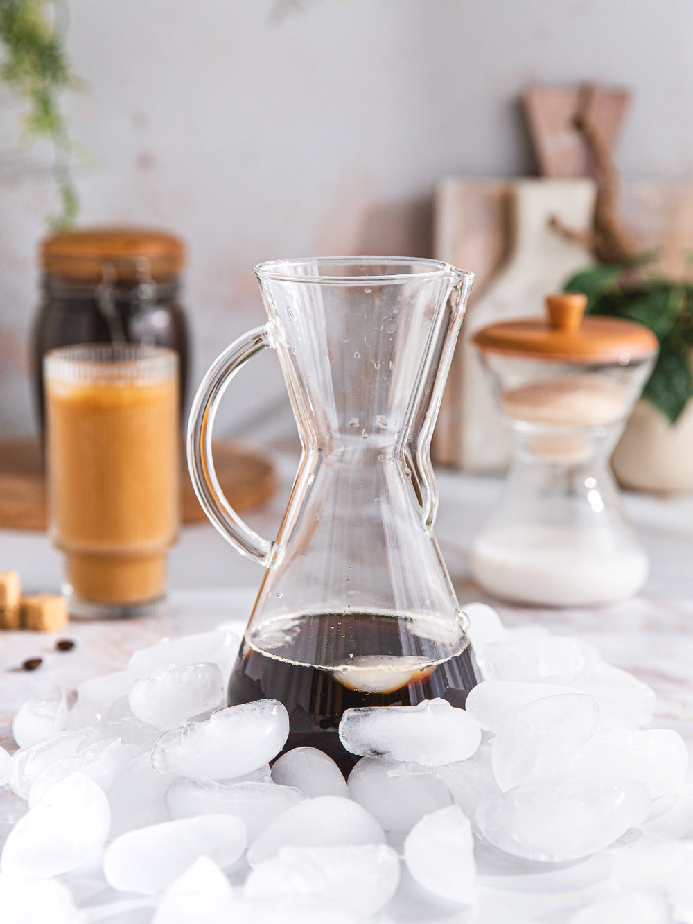 CHEMEX® Three Cup Glass Handle