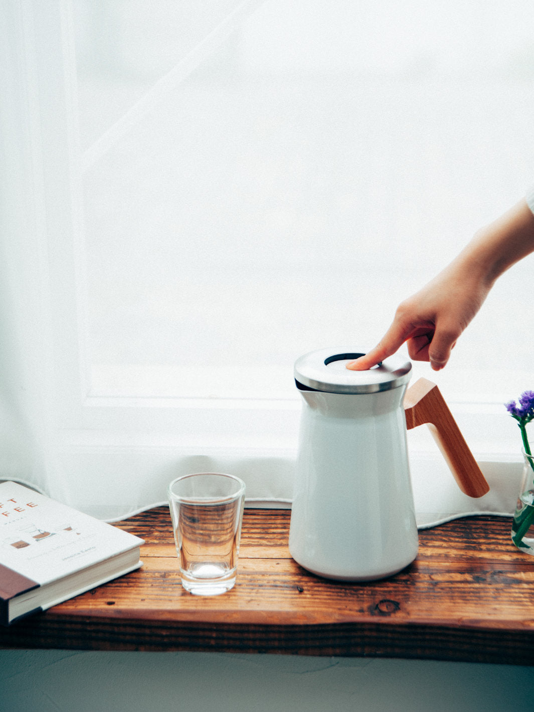 HARIO SIMPLY Stainless Thermal Pot (Lightly Used)