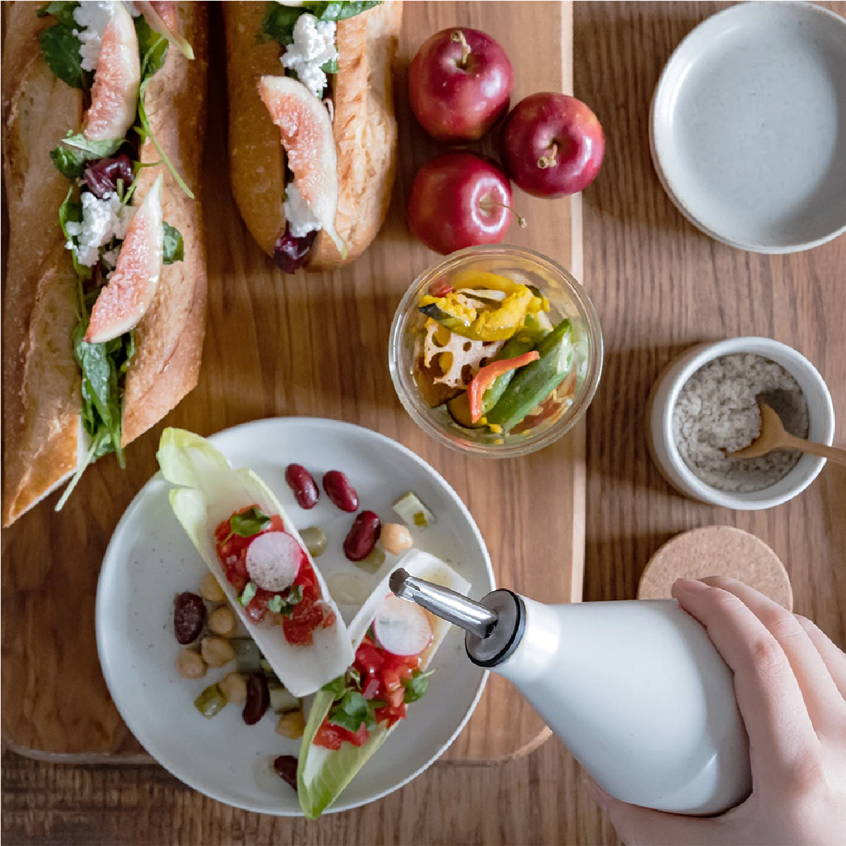 KINTO Ceramic Lab Oil Bottle 300ml