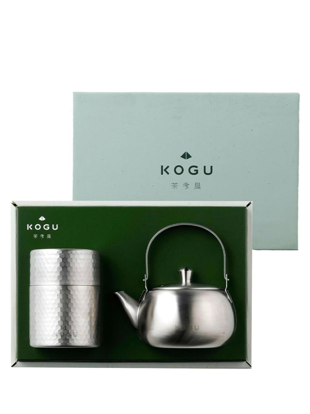 KOGU 2-Piece Tea Set (Kyusu Teapot and Tea Canister)