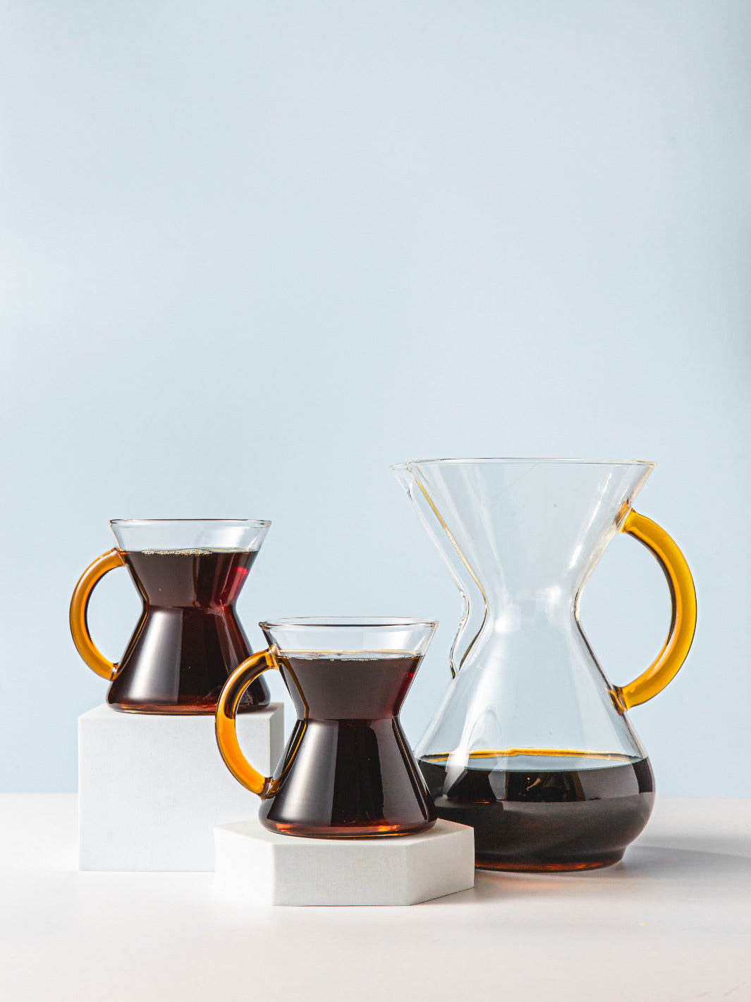 CHEMEX® Six Cup Glass Handle