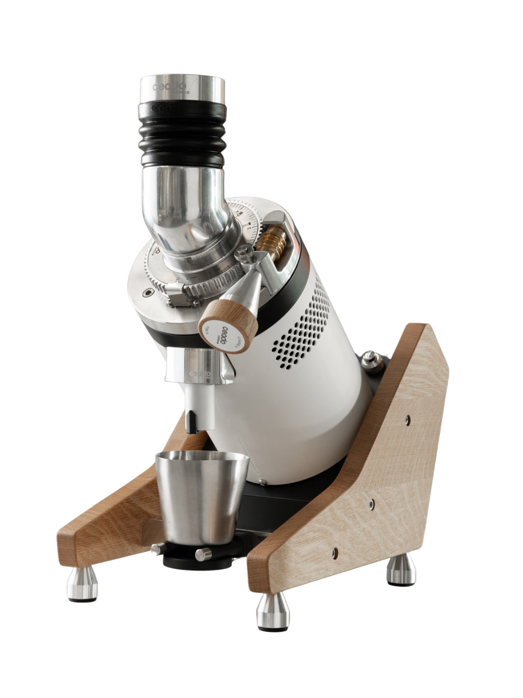 CEADO E37Z-Naked Single-Dose Grinder (120V) (⌀83mm) (White) (Open Box)