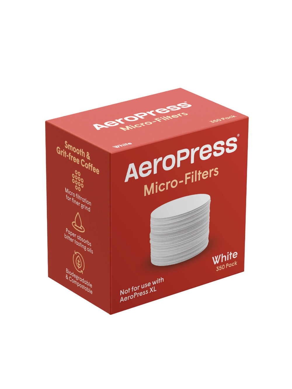 Photo of AeroPress Microfilters (350-Pack) ( 1 Unit ) [ AeroPress ] [ Paper Filters ]
