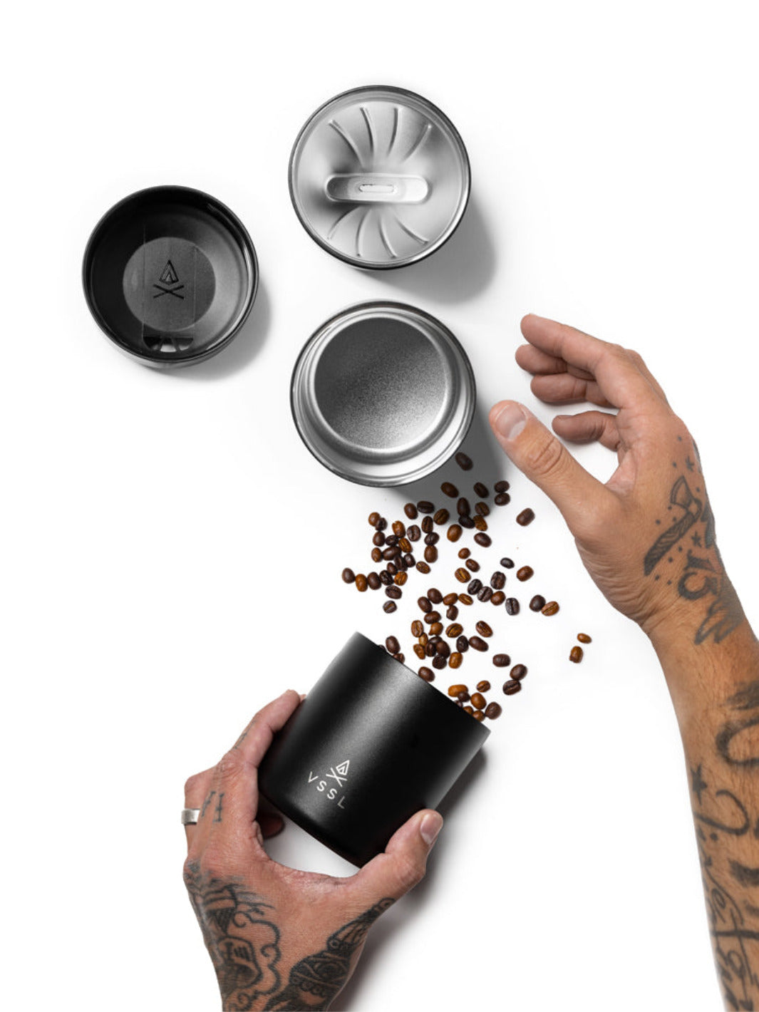 VSSL Nest Pourover Coffee Kit (Black) (Minor Aesthetic Defect)