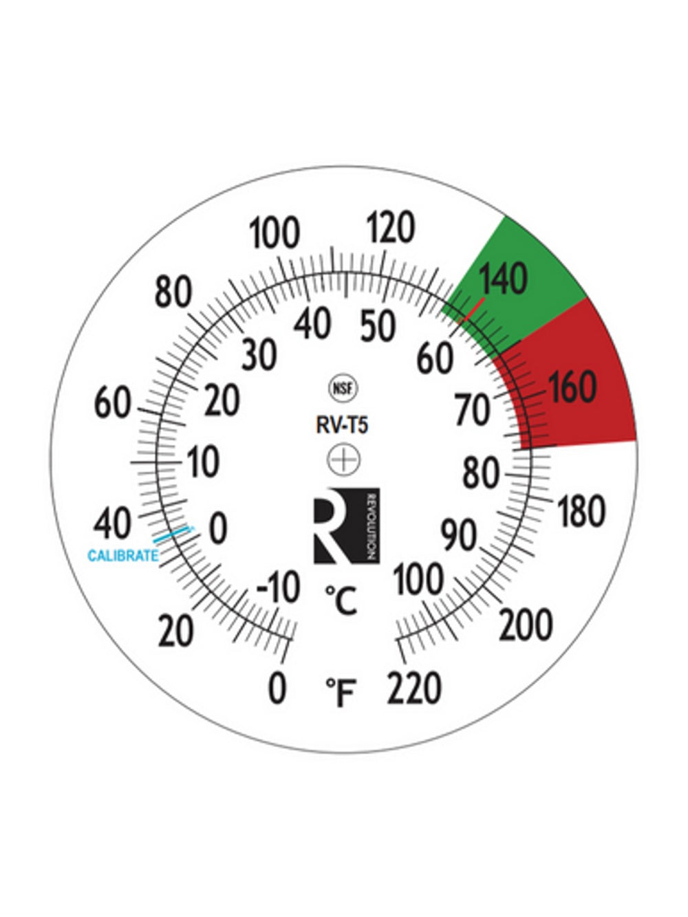 REVOLUTION Classic Thermometer (127mm/5in stem)