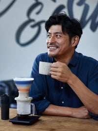 Photo of HARIO V60-02 SWITCH Immersion Dripper (200ml/6.76oz) (Ceramic) ( ) [ HARIO ] [ Steep and Release Brewers ]