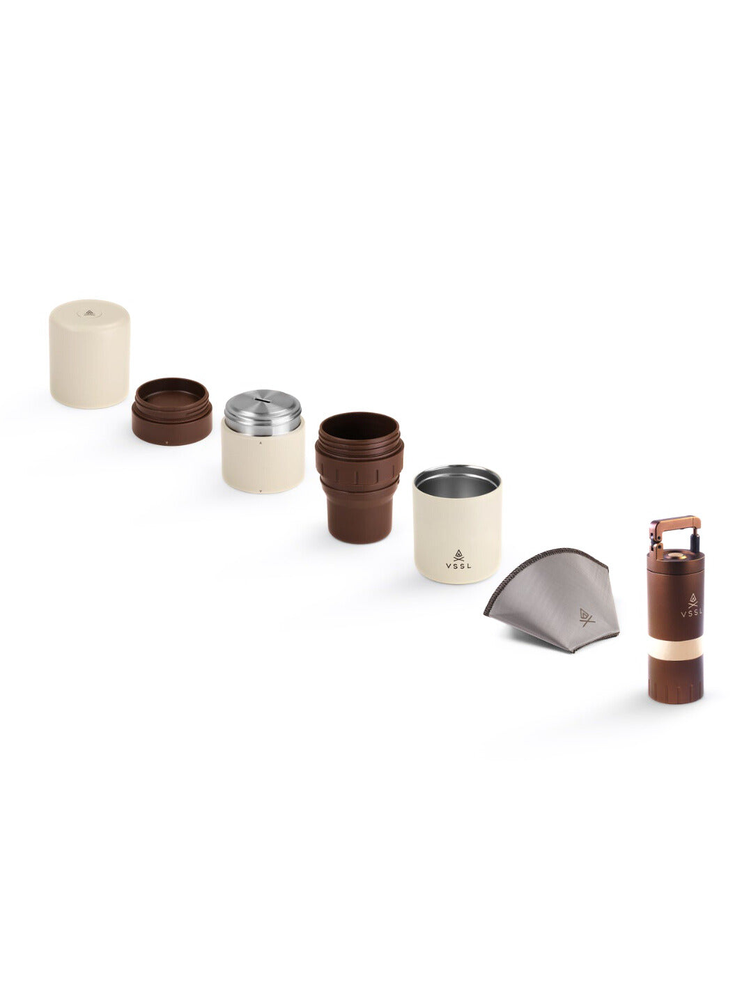 VSSL Nest Pourover Coffee Kit + Java G25 Grinder Gift Set