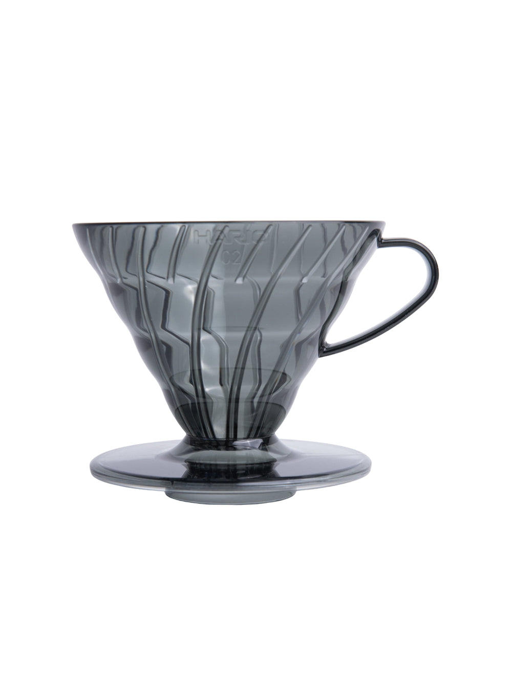 Photo of HARIO V60-02 Dripper (Plastic) ( Grey Standard (JP EN) ) [ HARIO ] [ Pourover Brewers ]