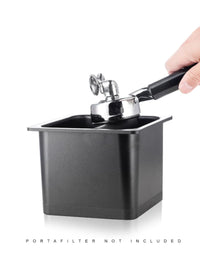 Photo of BARISTA BASICS Closed Bottom Knock Box (152x152x127mm/6x6x5in) (Lightly Used) ( ) [ Yard Sale ] [ Yard Sale ]