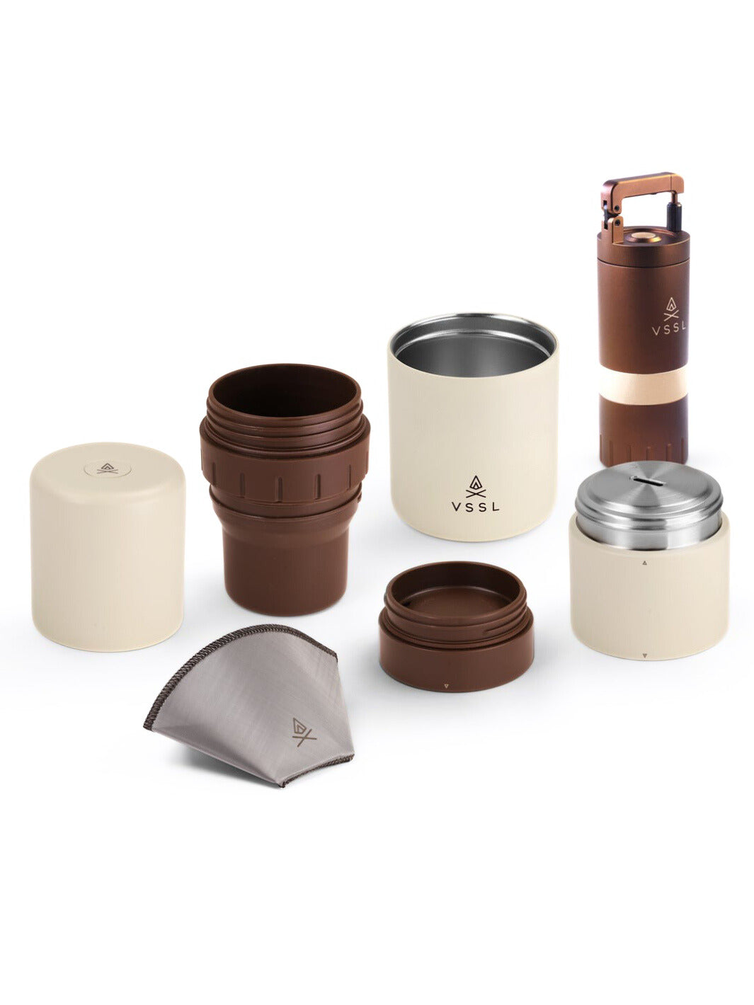 VSSL Nest Pourover Coffee Kit + Java G25 Grinder Gift Set