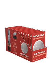 Photo of AeroPress XL Stainless Steel Reusable Filter ( 12 Units 1 Case ) [ AeroPress ] [ Metal Filters ]